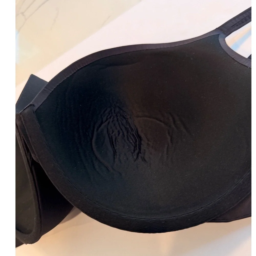 Skims Onyx Black T-Shirt Bra Underwire Full Coverage 42DD